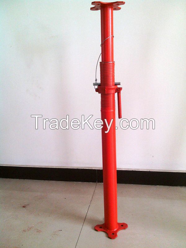 0.8m-1.4m Q235 Construction Adjustable Scaffold prop Painted acro jack scaffold shoring prop for building construction