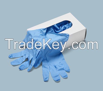 Medical Consumable Surgical Latex Free Nitrile Exam Disposable Gloves