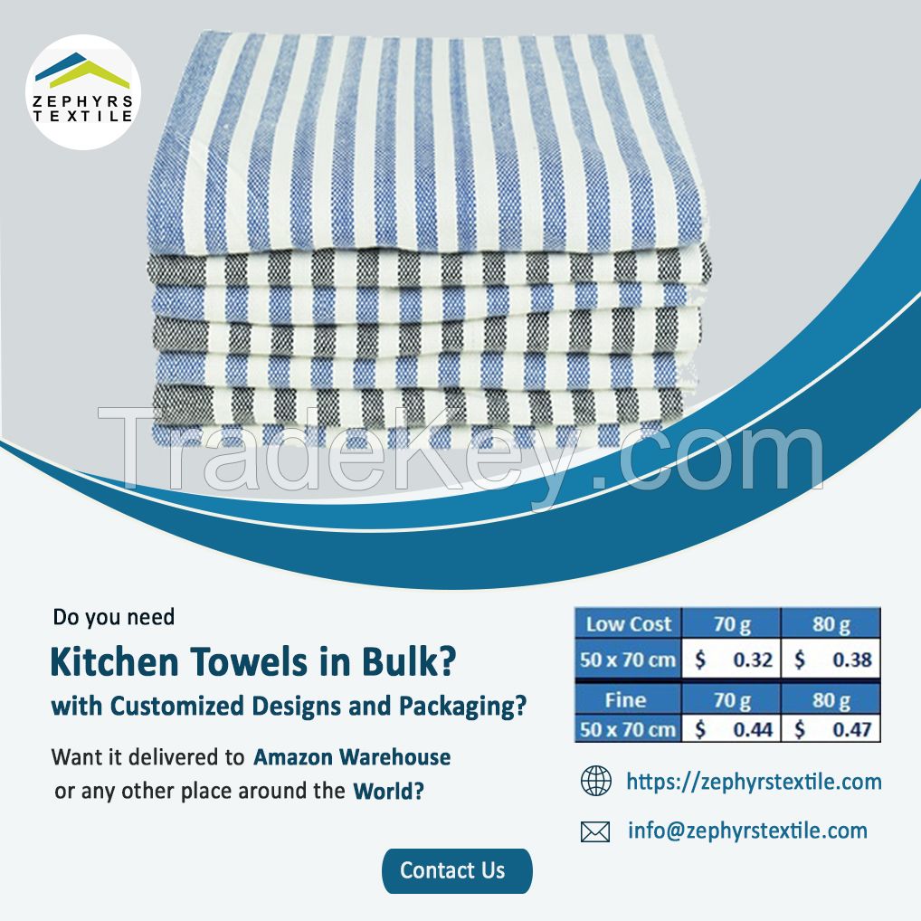 wholesale Cotton Kitchen Tea Towels Maufacturer Pakistan