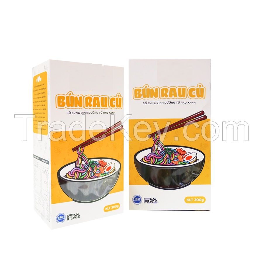 Vietnam Natural Healthy Mixed Vegatable Vegan No Additive Freeze-dried Noodle