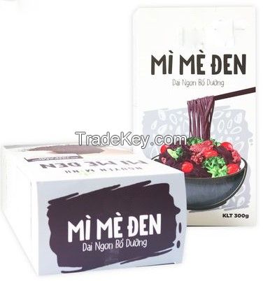 Vietnam Natural Healthy Black Sesame Vegan No Additive Freeze-dried Noodle