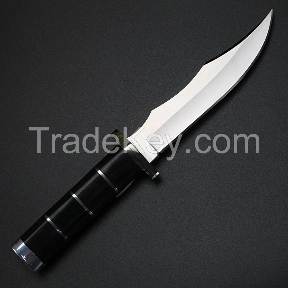 Outdoor Knife Camping High Hardness Survival Knife Handmade Hunting Straight Knife Tactical Rescue Knife