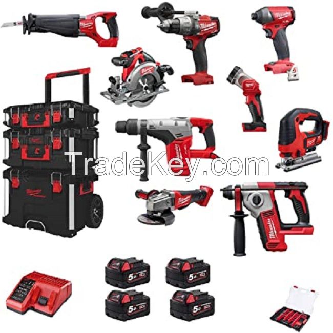 BRAND NEW MILWAUKEES M18 18V CORDLESS 15-PIECES COMBO KIT