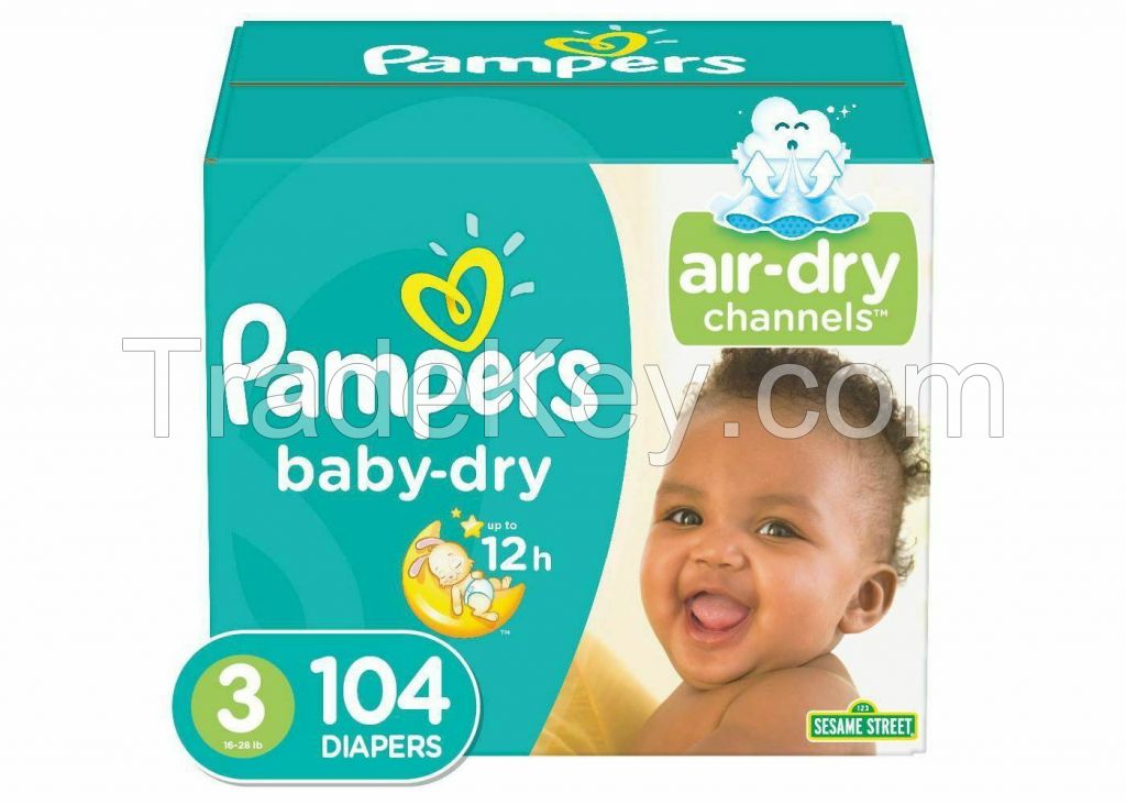 Pampers Baby Dry Diapers Super Pack - (Select Size)