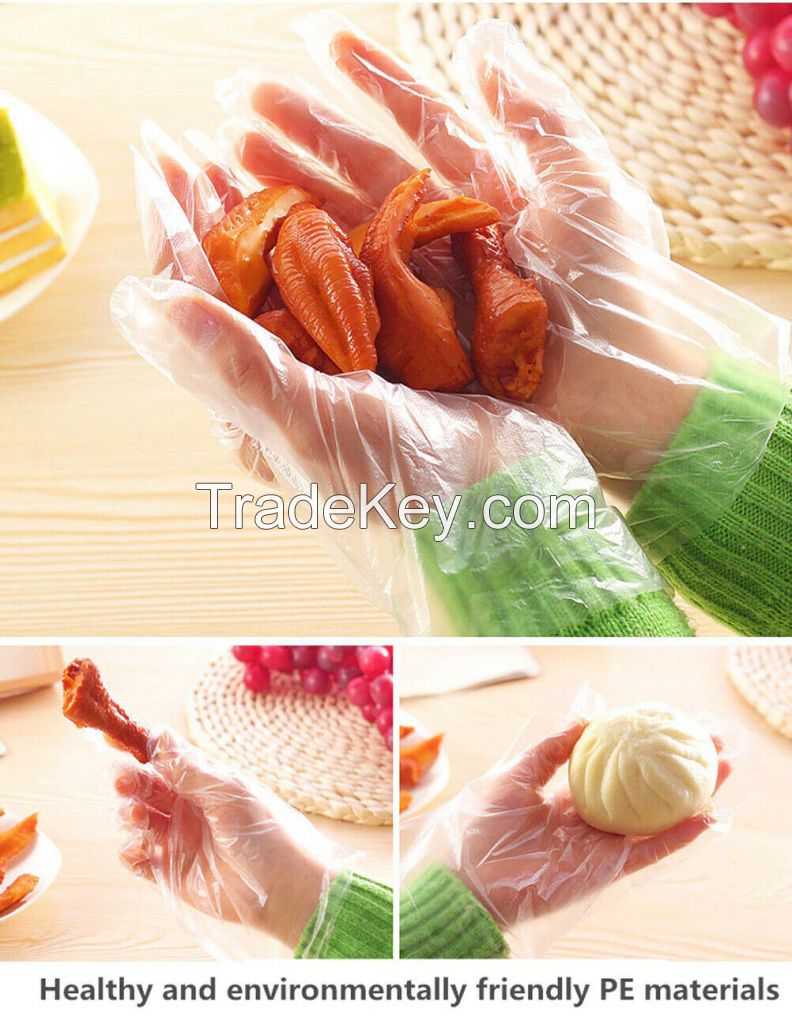 1000 x Cheap Plastic GLOVES Disposable PREMIUM POLYTHENE Catering Food Mechanics