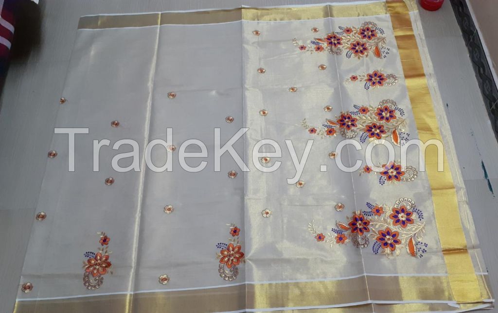Kerala sarees