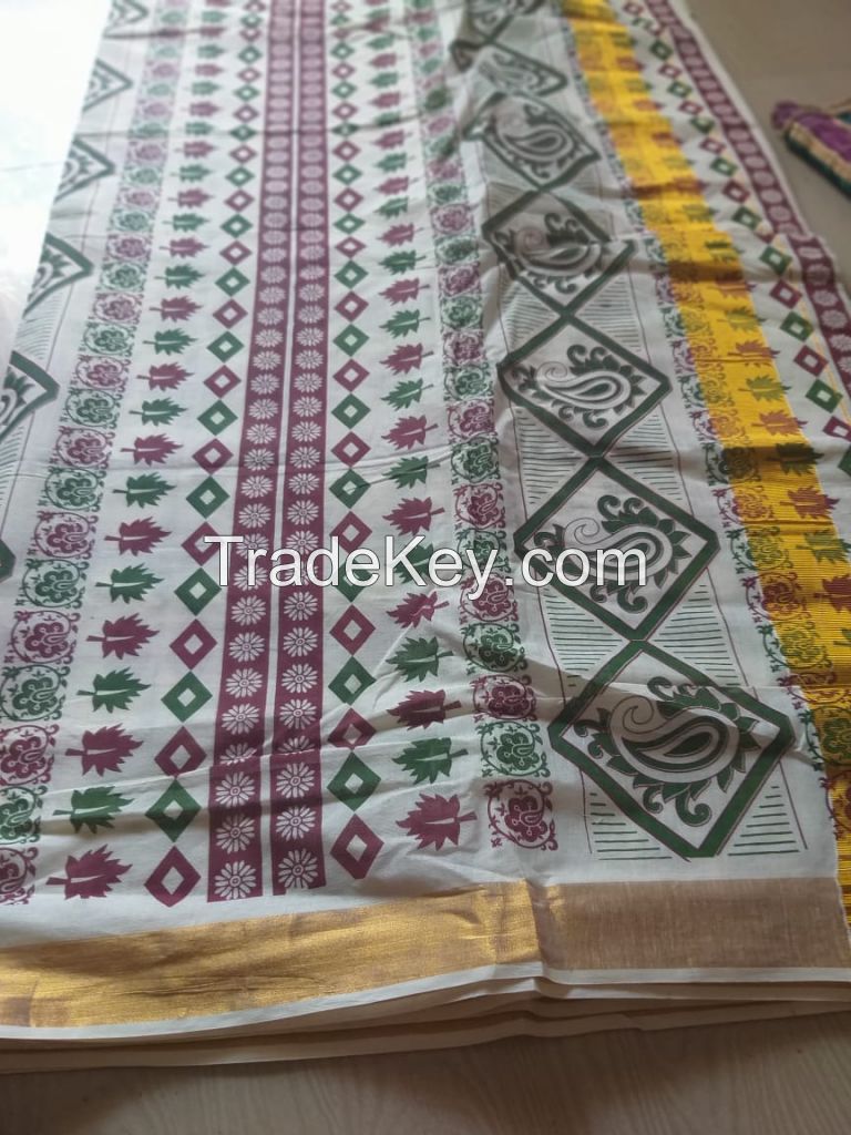 Kerala sarees