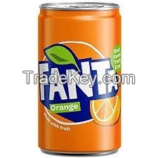 Fanta Orange Soft Drink 330ml Can