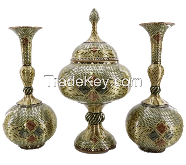 Vases, Dishes, Decanters (copper)