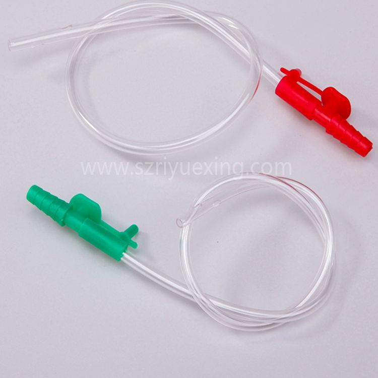 Thumb control 48cm long suction catheter/suction tube PVC