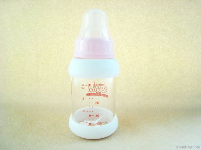 glass baby feeding bottle