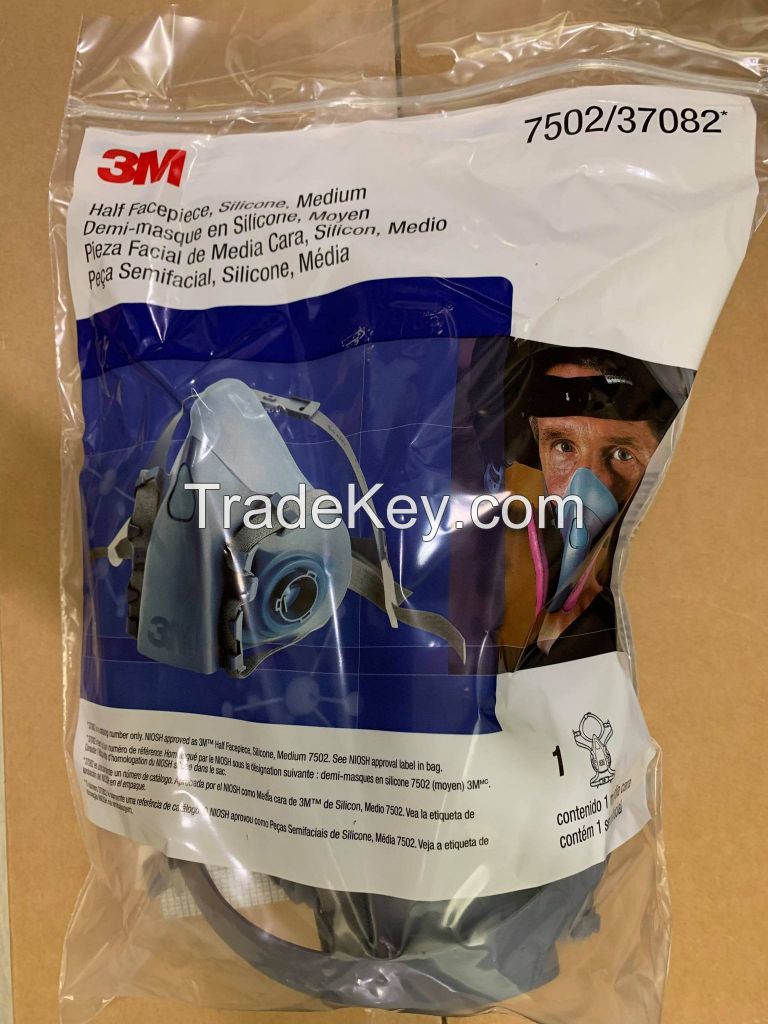 3M Reusable Respirator 7502 + P100 Particulate Filter 2097 (Pair) Set