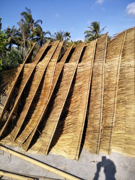 Natural Bali Alang Thatch for Roofing