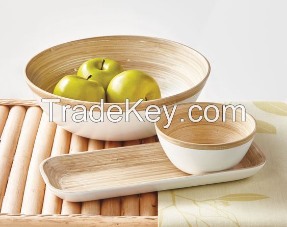 Best Selling Spun Bamboo Bowl For Dinnner Table