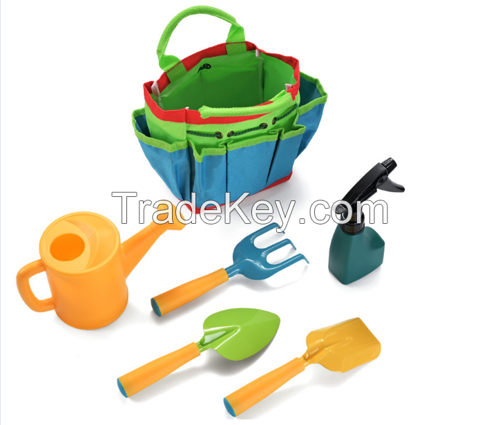 Kids Gift Outdoor Colourful Gardening Toys 5 pcs Garden Tool Set