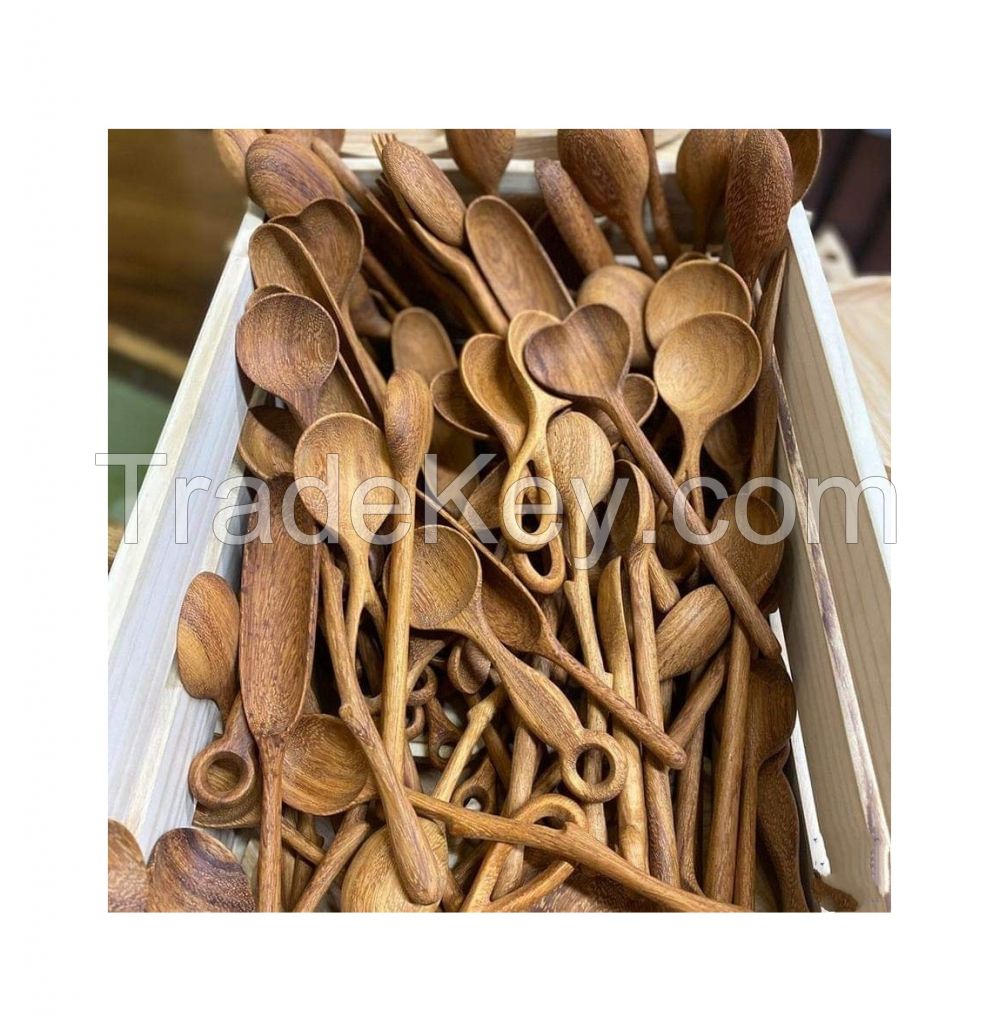 Eco-friendly Cutlery Spoon Wood Customized Logo Handle With Good Quality ( Annie 0084702917076 WA ) 