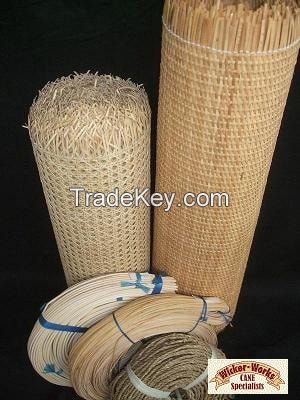 Cheap Price 1/2 Mesh Rattan Weaving Unbleached Hexagon/ Square rattan webbing cane Roll 15 meters_ Eco - friendly- sarah +84347587878