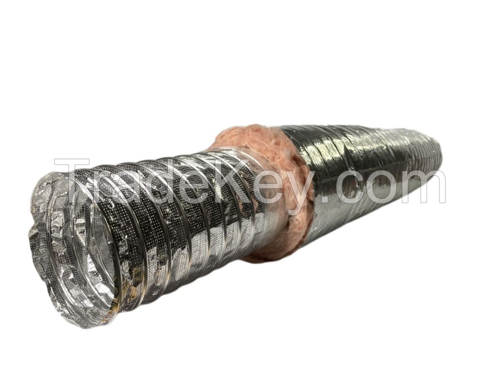 Polyester insulation Acoustical&amp;Thermal Flexible duct