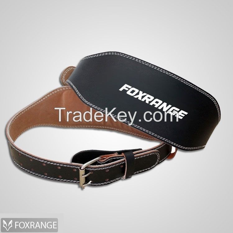 Black Leather Weight Lifting Belt