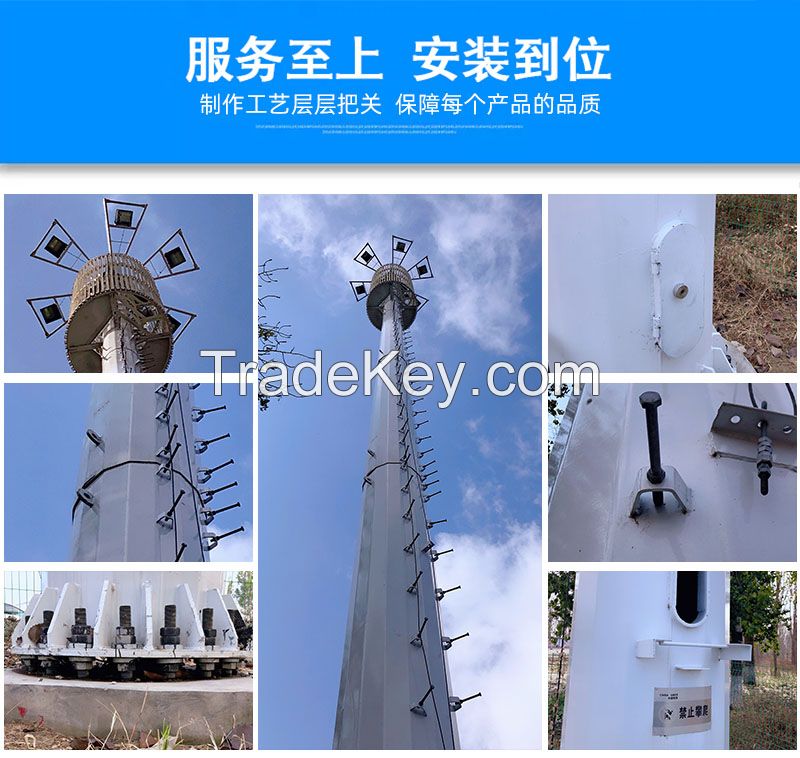 Telecommunication Tree Steel Monopole Tower/Camouflaged Pine Tree Tower