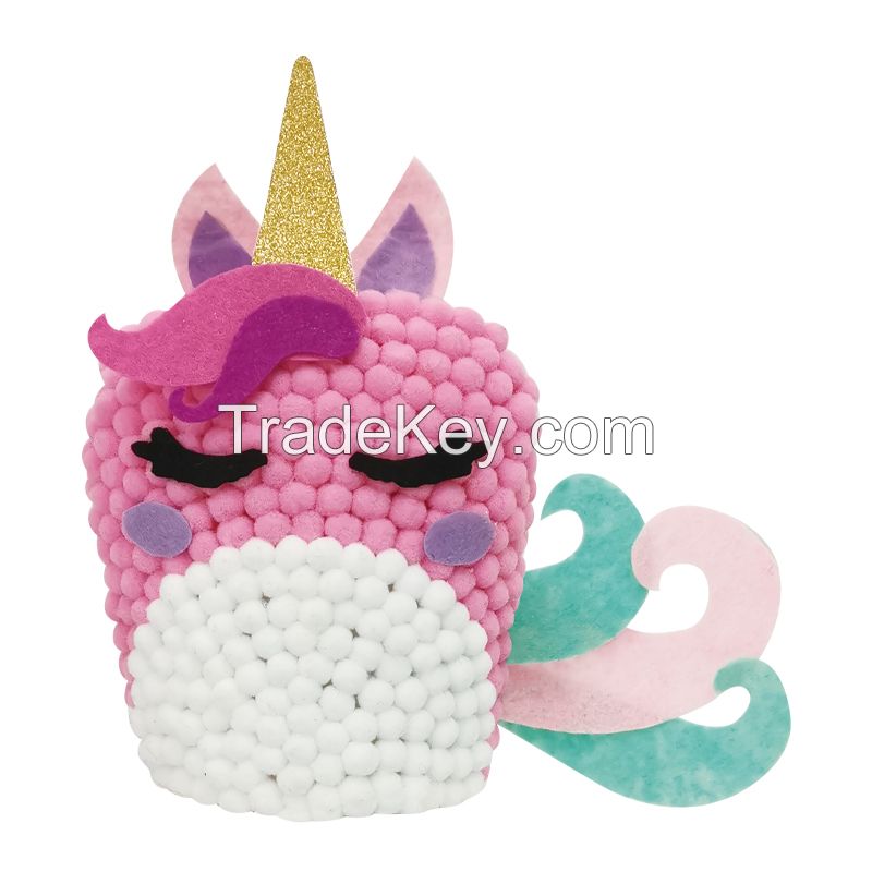 EASY WAY TO MAKE CRAFT KIT POM POM ART-MY CUTE UNICORN