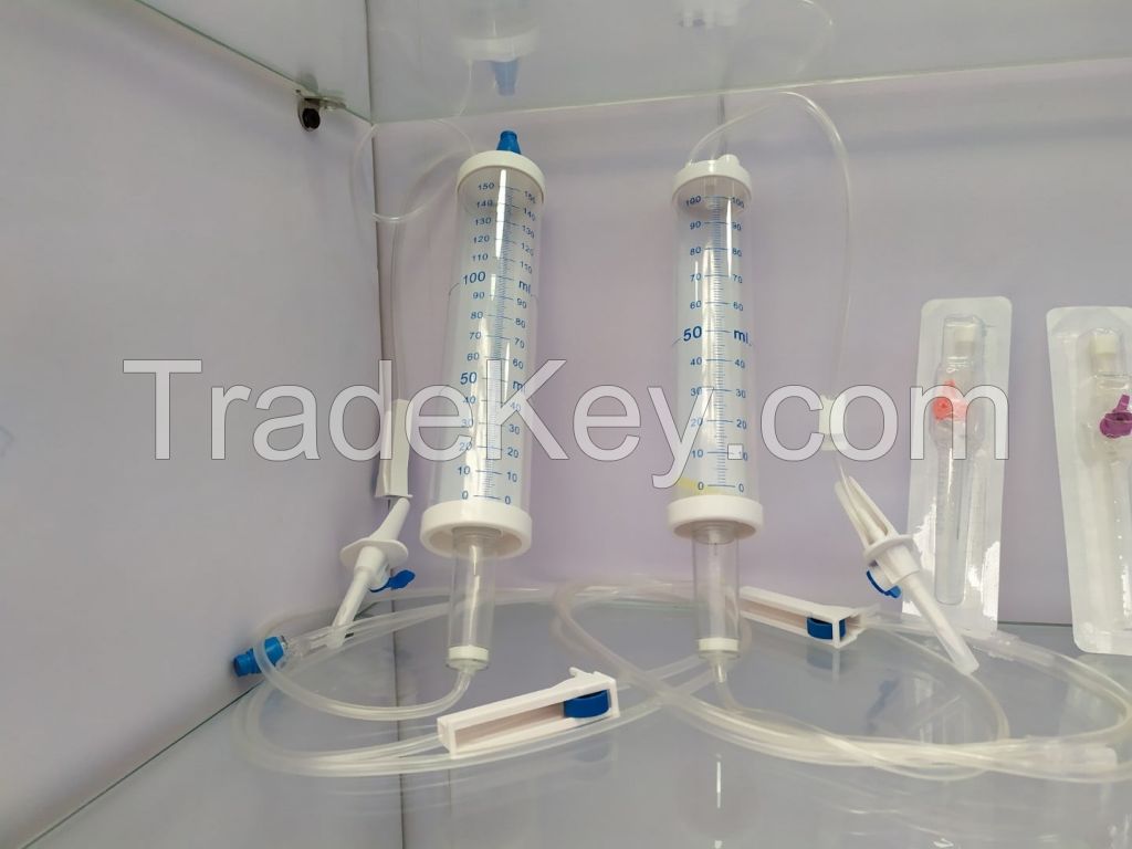 Clear 100% PP Medical disposable syringe with needle