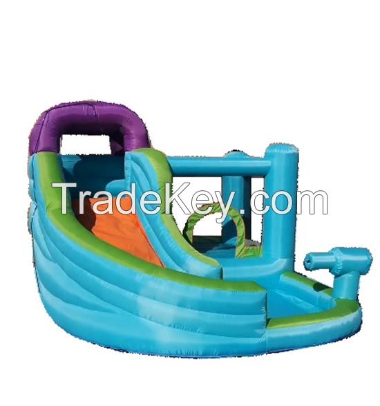 Family Backyard Inflatable Bouncer for Sale Inflatable Kids Waterslide with Pool