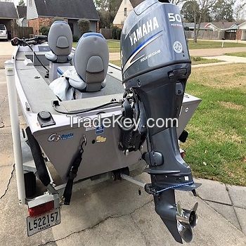 Free shipping Used Yamaha, 50 HP 4-Stroke Outboard Motor Engine