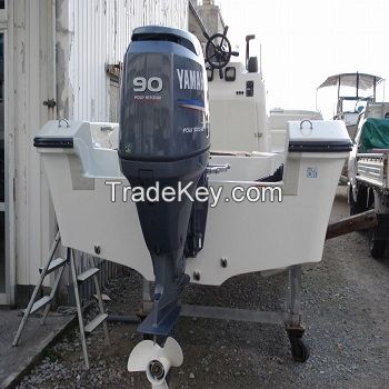 Used Yamaha 90HP 4-Stroke Outboard Motor Engine