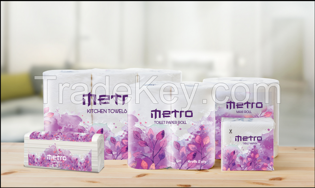 Metro Facial Tissue Paper