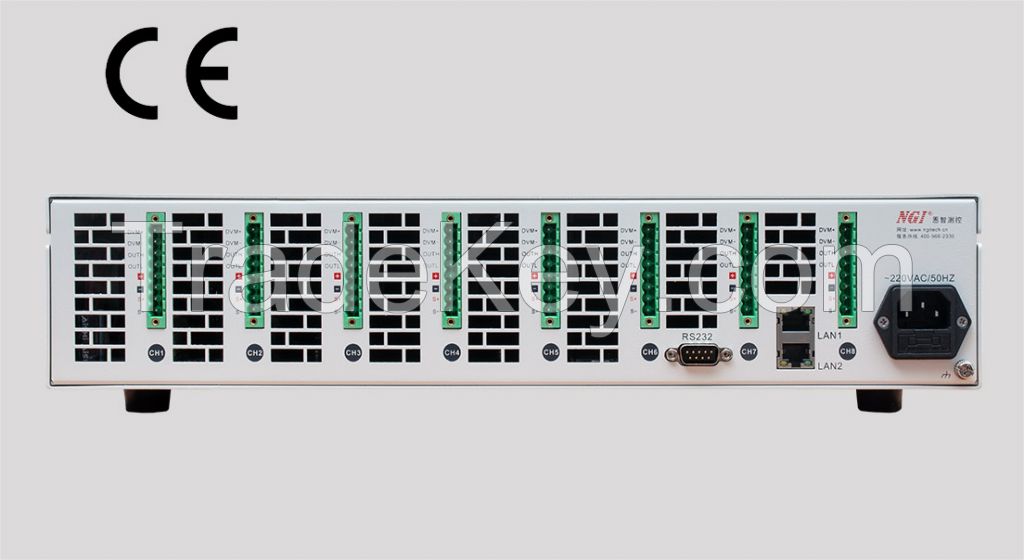 NGI Programmable Linear DC Power Supply 8 Channels N8358