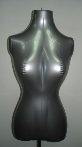 Inflatable female torso form