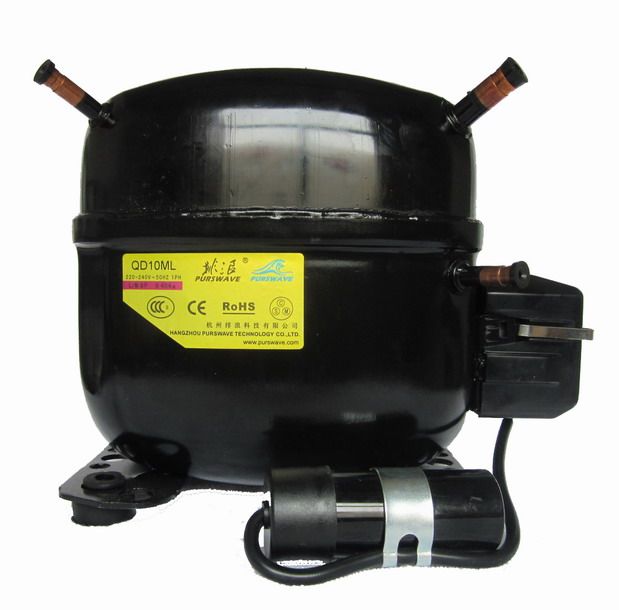 (QD10ML) R404A 1/2HP LBP/MBP Refrigeration Compressor for Commercial Refrigerator