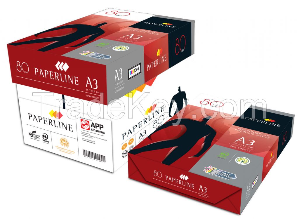 Paperline Copy Paper A4 70gsm/75gsm/80gsm