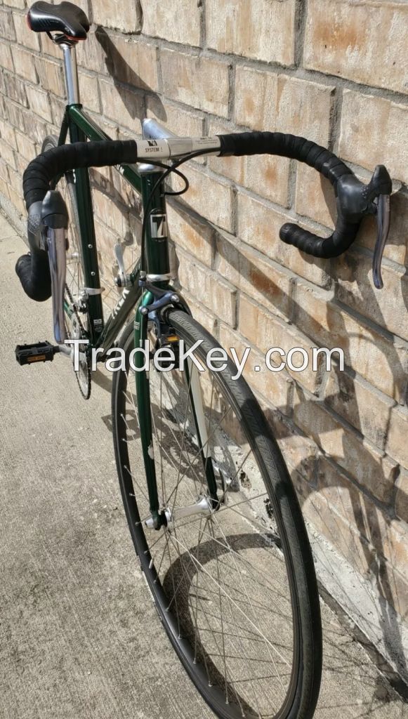 TREK 1200 ALUMINUM GREEN 57CM ROAD BIKE-MADE IN USA 1990 7X2