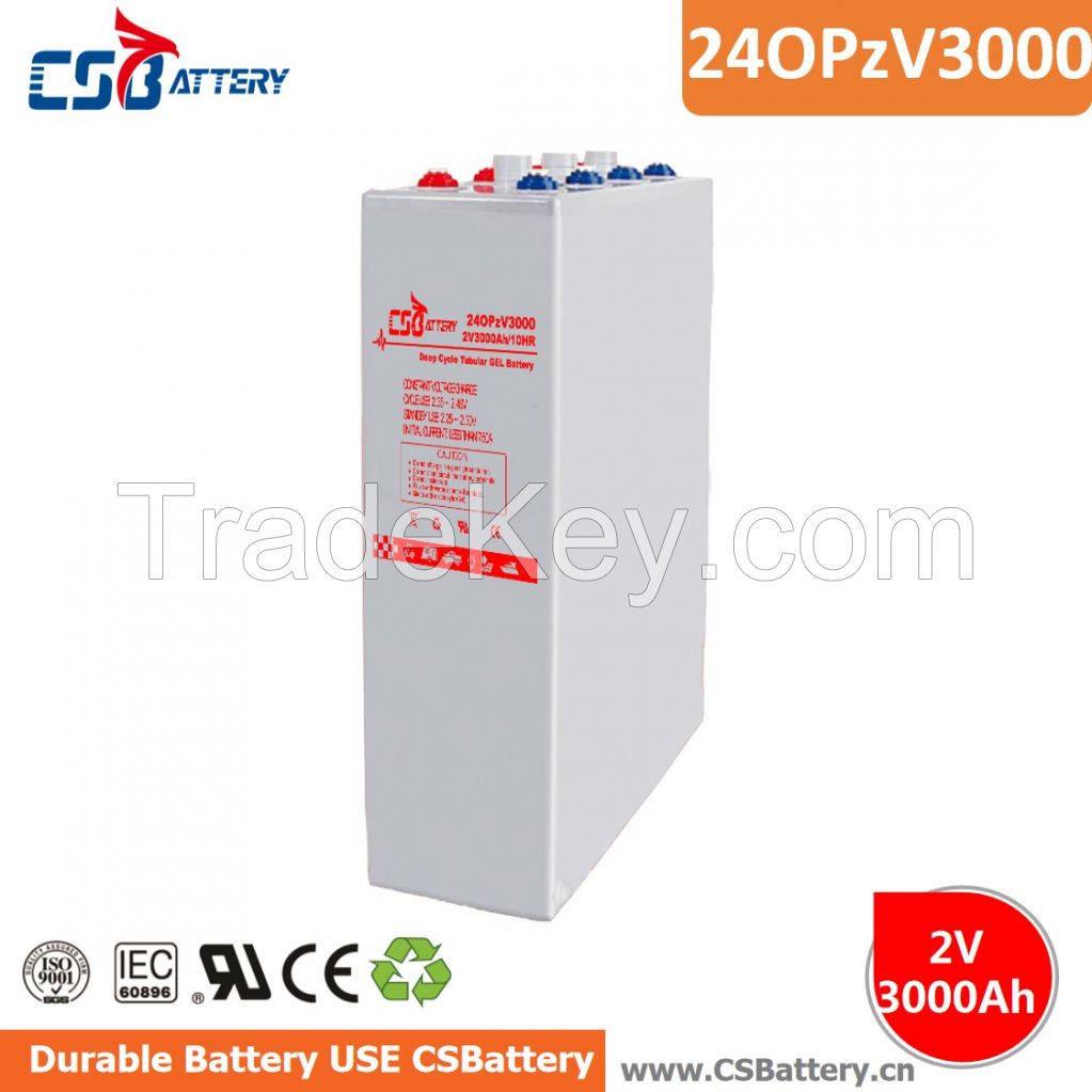 CSBattery OPzV 2V1500AH Tubular  GEL Battery for solar/Wind/ups