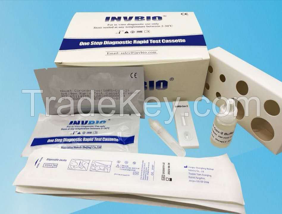 China manufacture  Novel Coronavirus Nasal swab rapid test kit