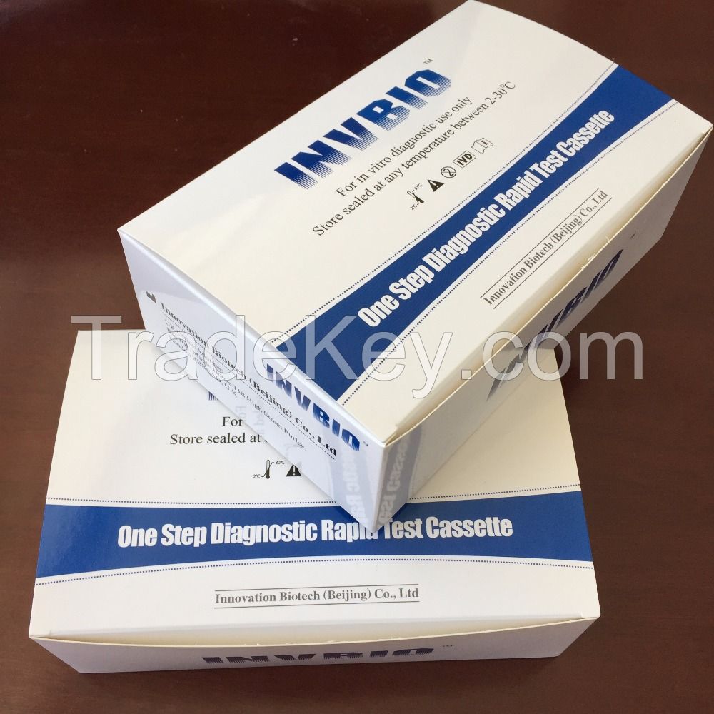 One step Qualitative detectionp HBsAg Rapid Test Card with CE certificate