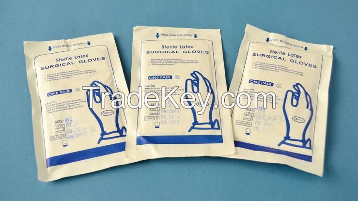 New Disposable Latex Examination Gloves