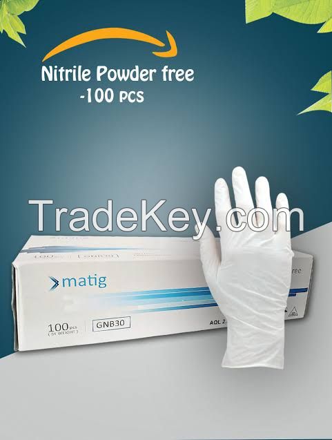 New Disposable Nitrile Examination Gloves For Sales