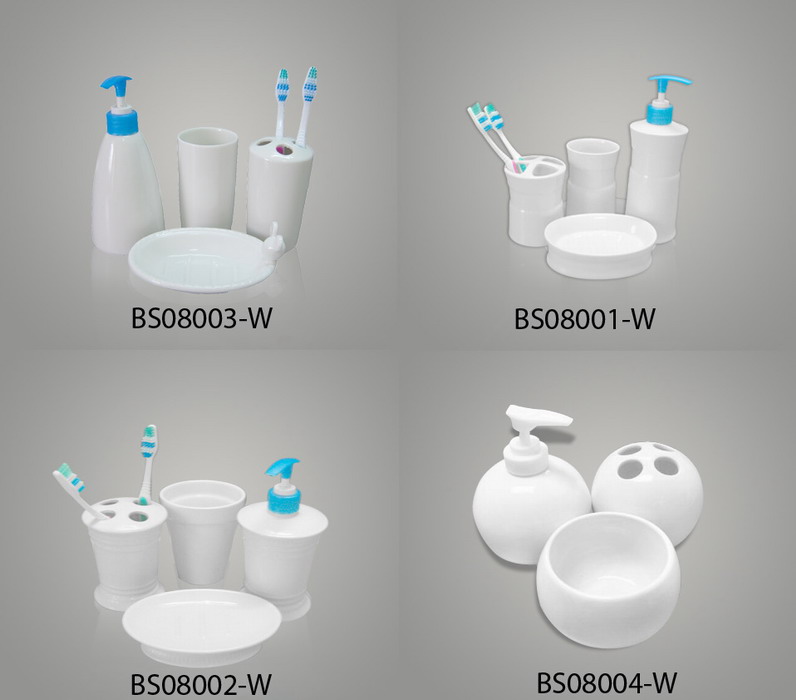 porcelain bathroom set