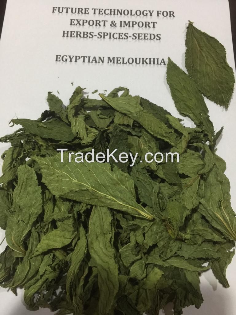 Basil, Marjoram, Oregano, Sage, Celery leaves, Spearmint, Peppermint,  Chamomile, Hibiscus, Parsley, Dill, Thyme, Senna, Bay leaves, Rosemary, Meloukhia, Calendula, Coriander leaves, Lemongrass, Black dried lemon, Yellow dried lemon.