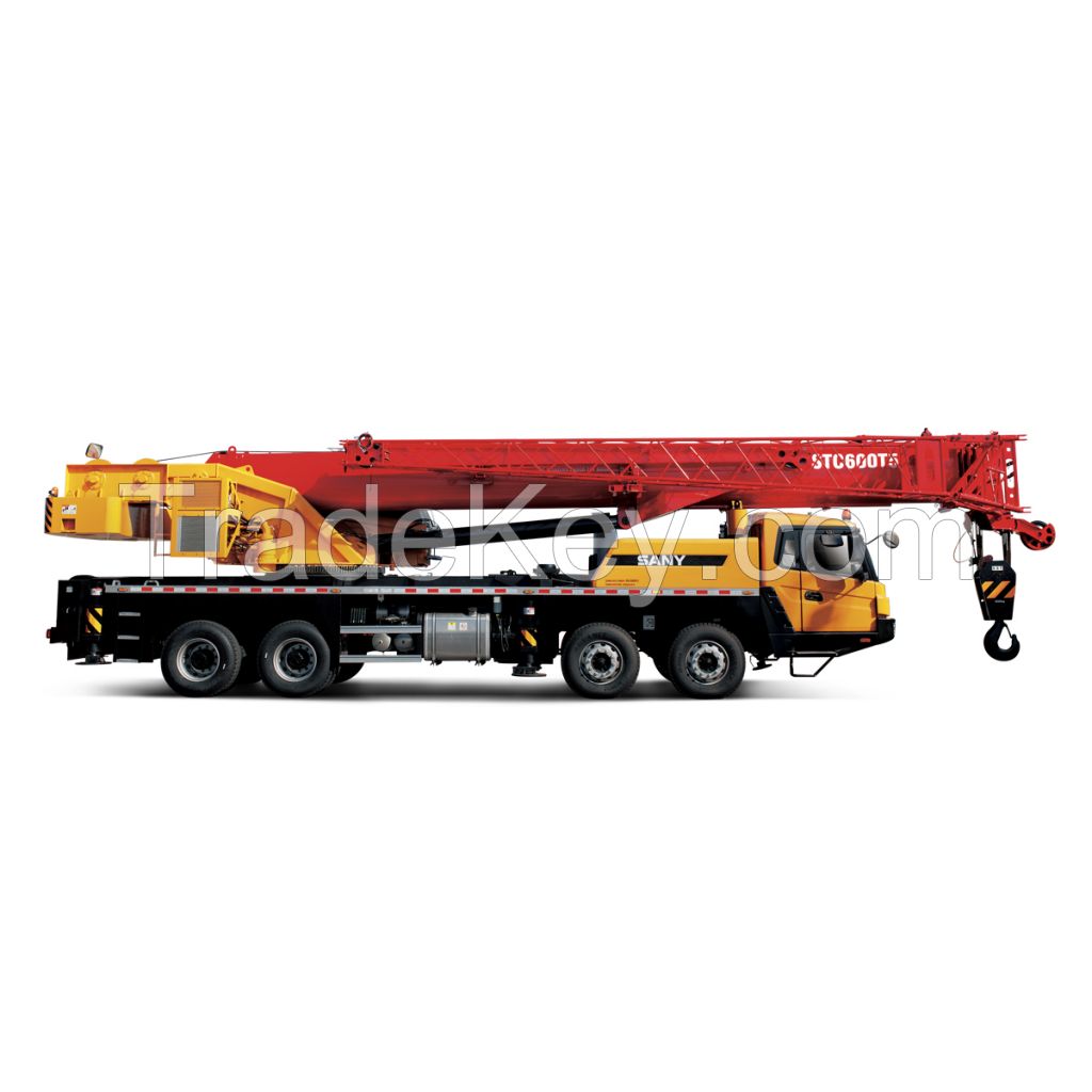 STC600T5 SANY Truck Crane 60T Lifting Capacity Strong Boom Powerful Chassis