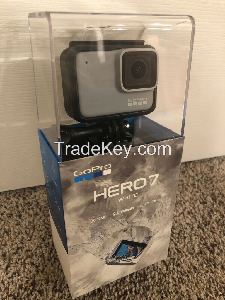 Brand New GOPRO HERO 7 WHITE WATERPROOF ACTION CAMERA 10MP 1080P TOUCH