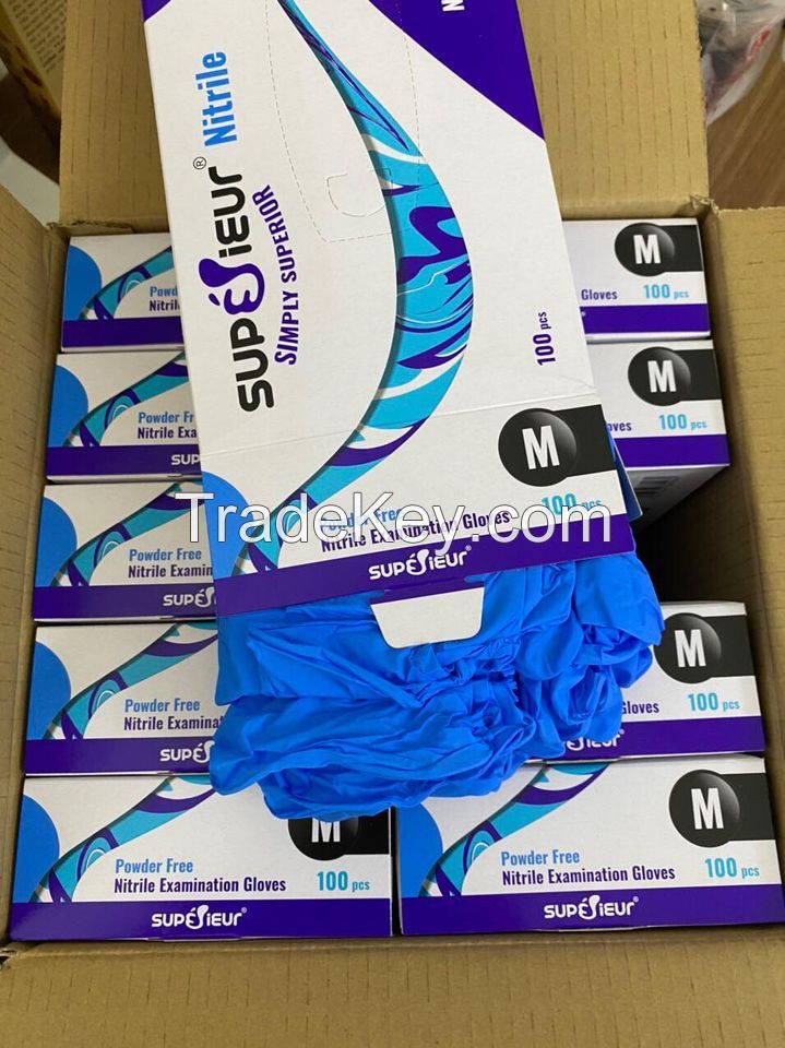 Supererieur Powder Free Nitrile Gloves