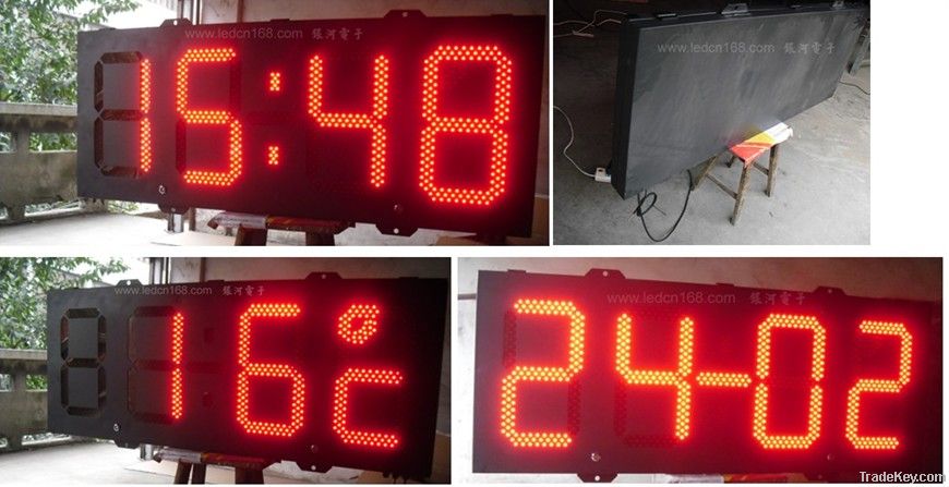 LED clock LED sign