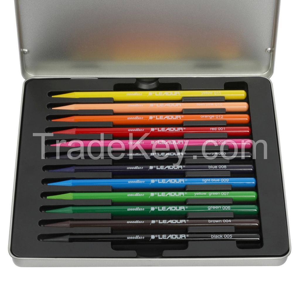 Stationery Student woodless colored pencils manufacturer everlasting colored pencil Gift Color Pencil Set