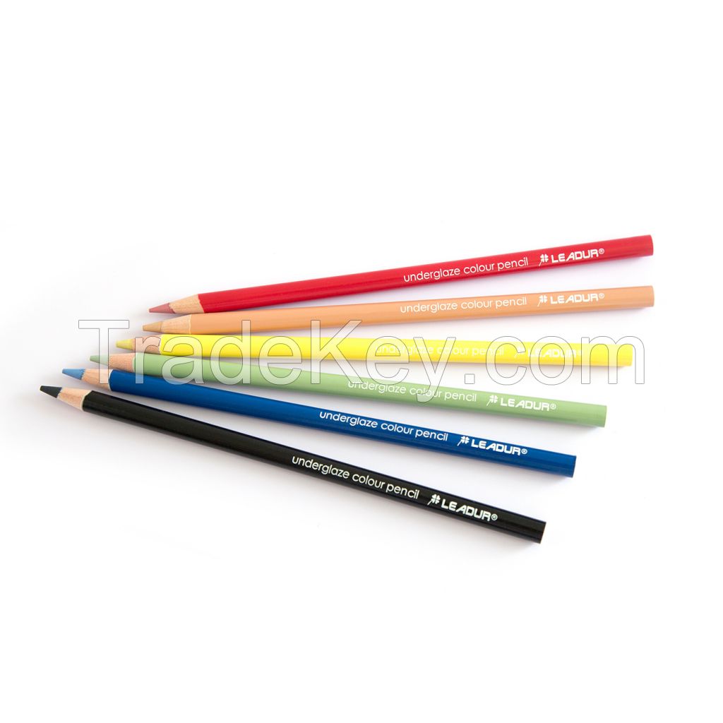 Leadur Ceramic Art 6pcs Underglaze Color Pencil Ceramic painting pencil Underglaze Pencil For Pottery