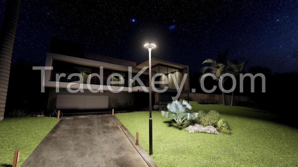 RGB solar garden light 800W-1200W with bluetooth music