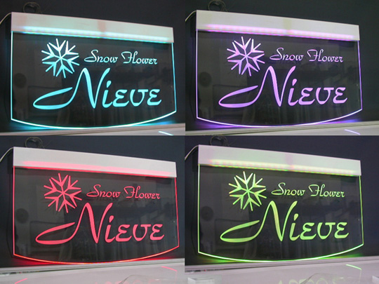 led lignting signs